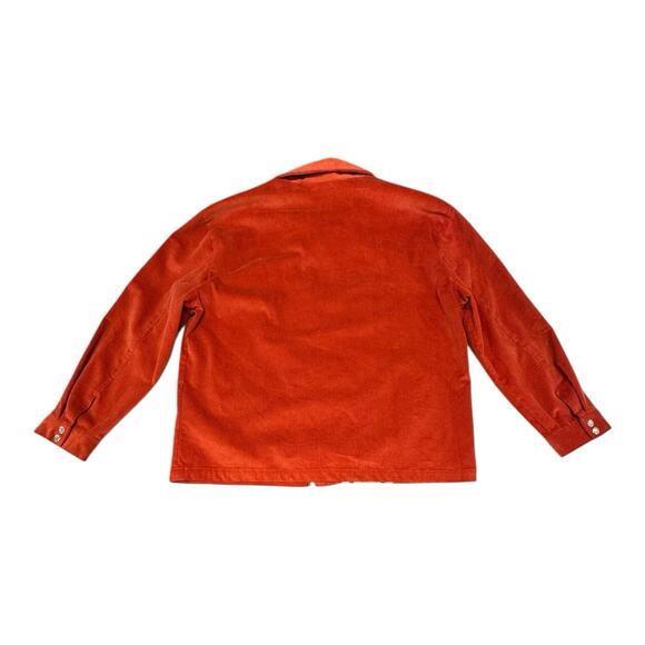 Vintage Homme + Femme Crew Large Orange Corduroy Men’s Jacket Casual Classic - Picture 14 of 14